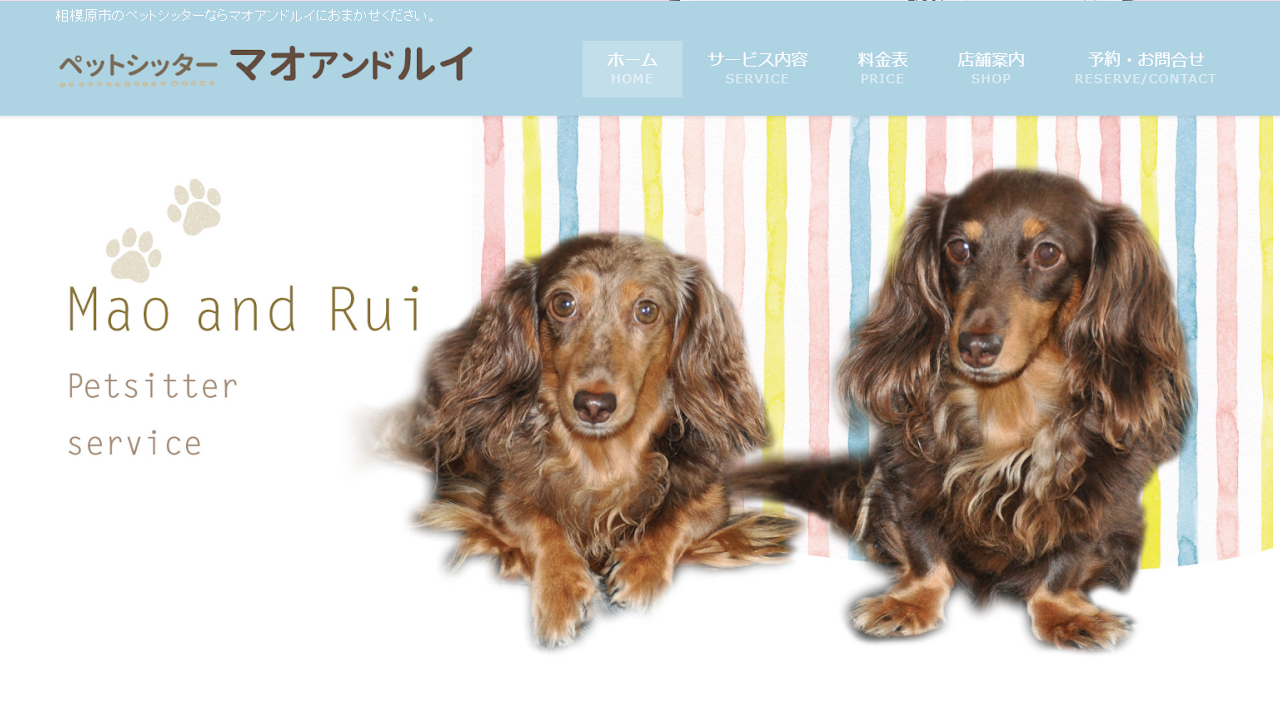 ペットシッター マオアンドルイ