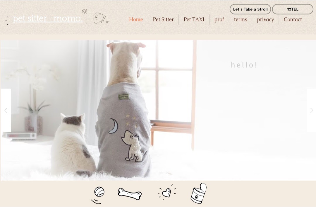 ペットシッターmomo.